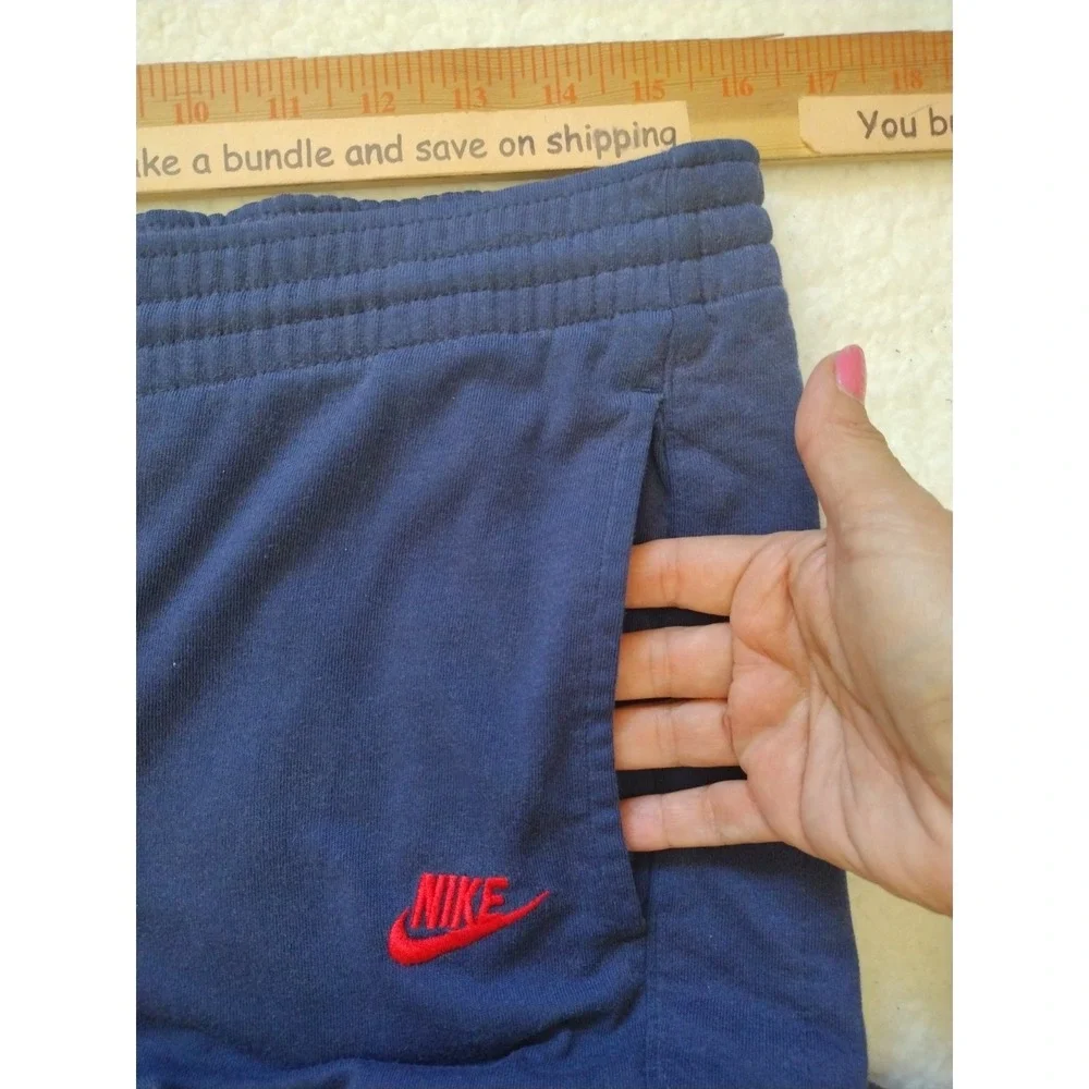 Vintage Nike Track Pants Mens Medium Blue 1980s 80s Athletic Break Dance‎ Lined